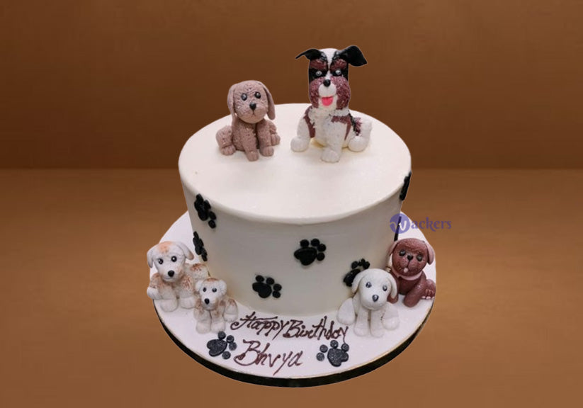 Small Sugarpaste Dog Dog Fondant Topper Fondant Dog Topper Cake