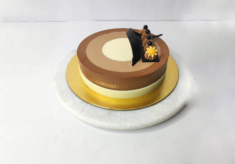 Trio Chocolate Mousse Cake