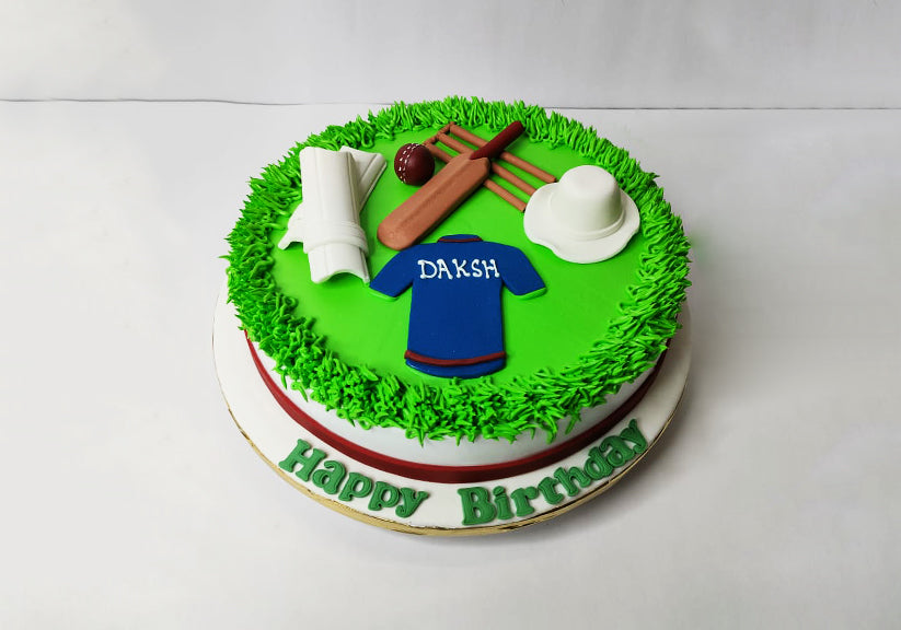 Cricket Fondant Cake