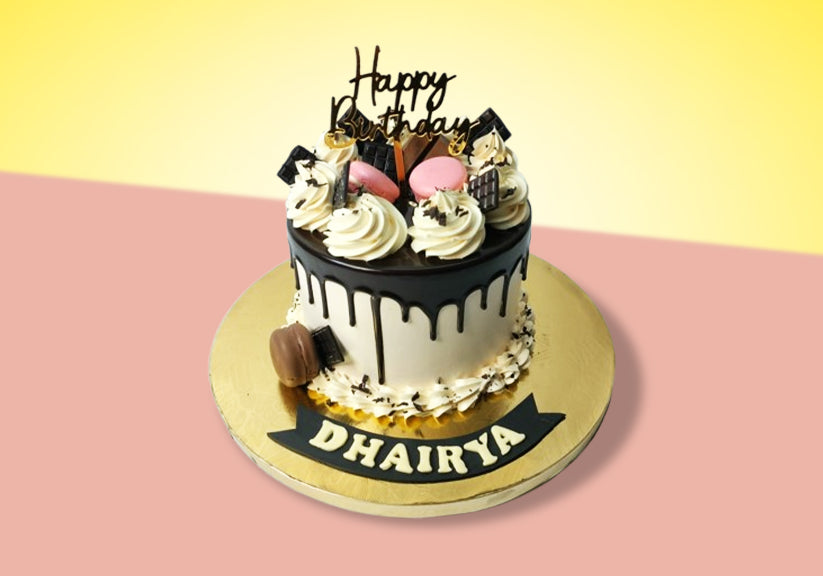 Chocolate Macaron Cake