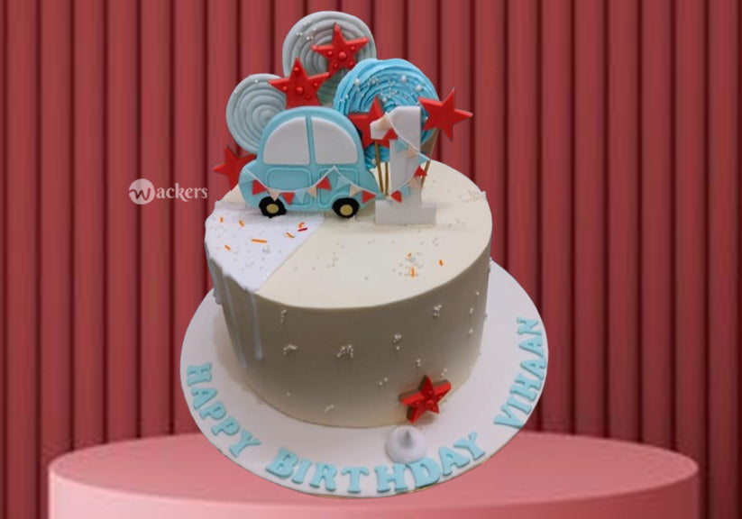 Little Explorer Car Cake