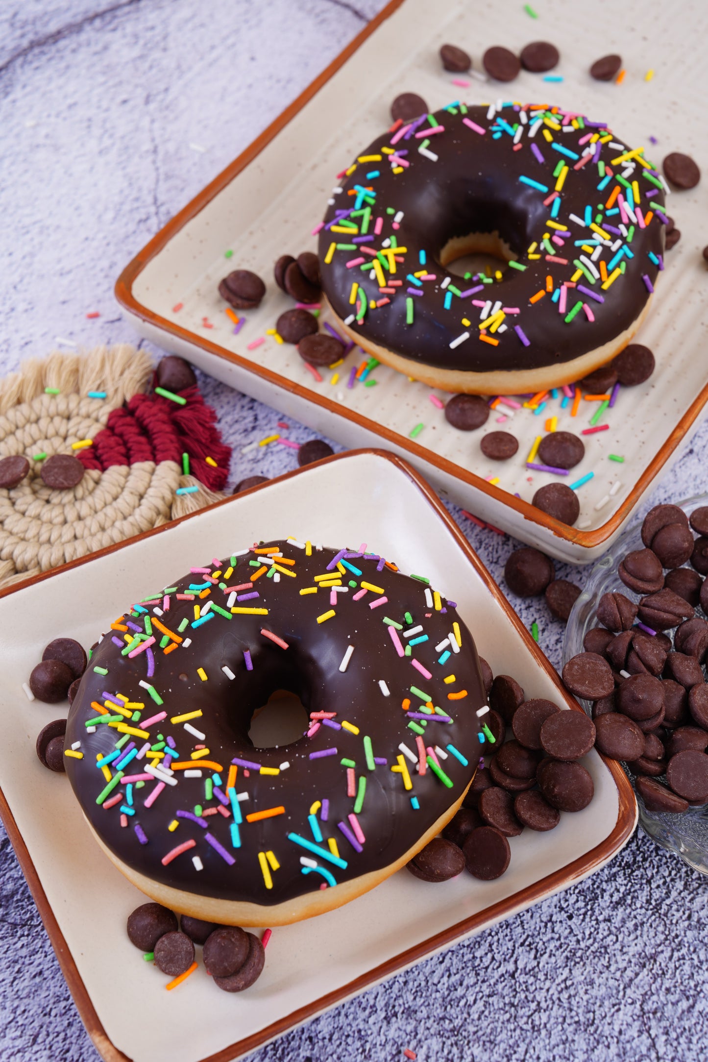 Chocolate Sprinkle Doughnut