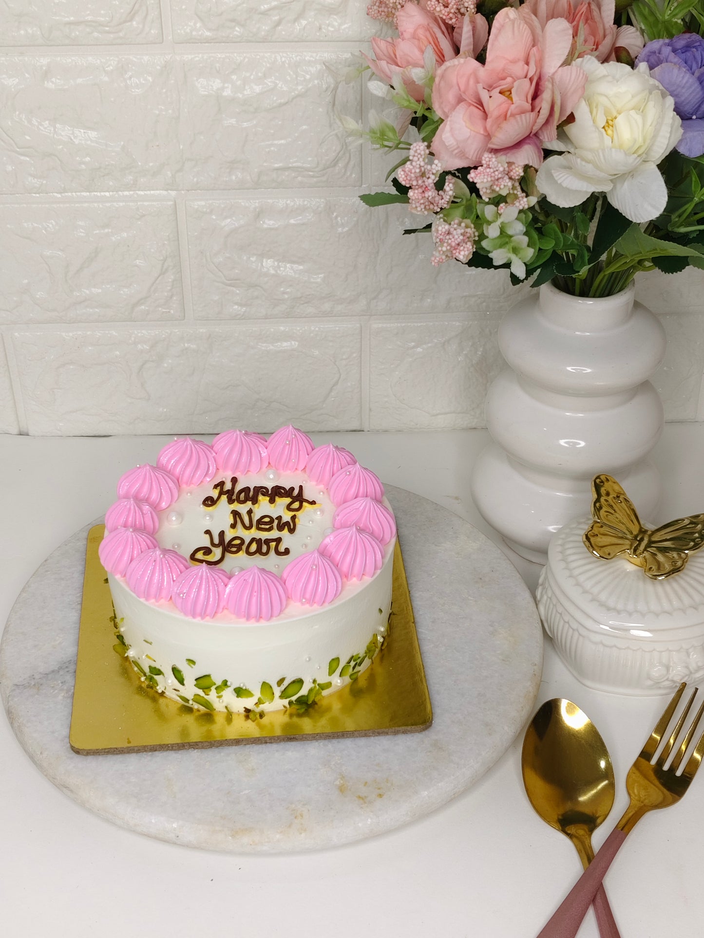 strawberry new year theme