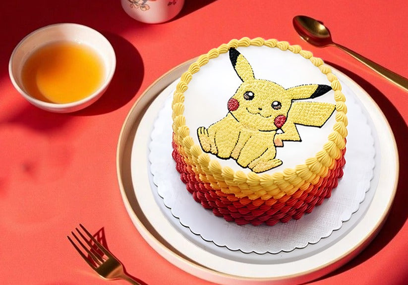 Pikachu Cream Cake