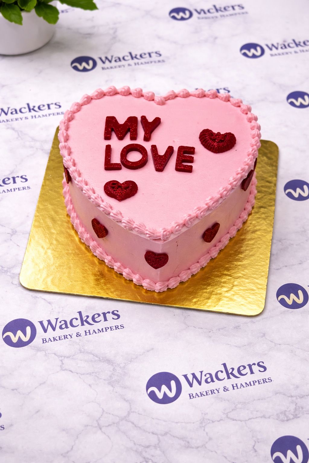 "My Love" Classic Heart Cake
