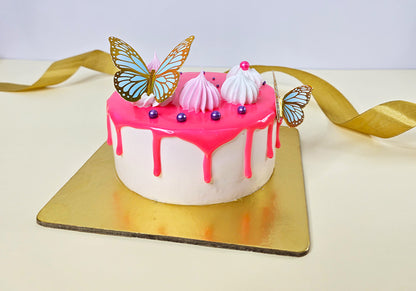 Stawberry Butterfly Bento Cake