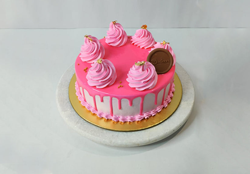 Pink Truffle Cake