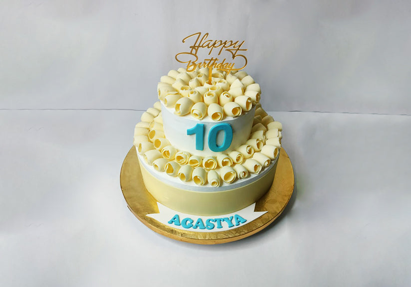 White Chocolate Cake 2 Tier