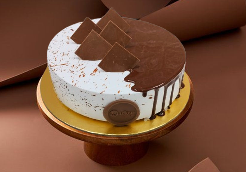 Half Dipped Chocolate Cake