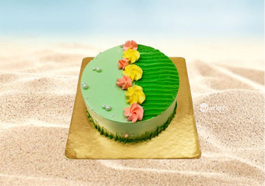 Moss Half & Half Cake