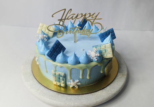 Frozen Theme Pineapple Cake