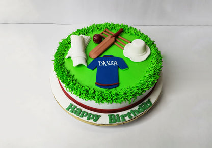 Cricket  Fondant Cake