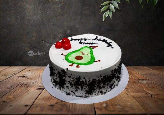 Avocado theme bento cake