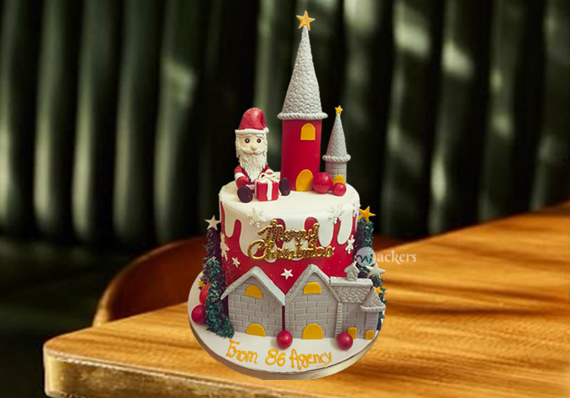 Christmas House Cake