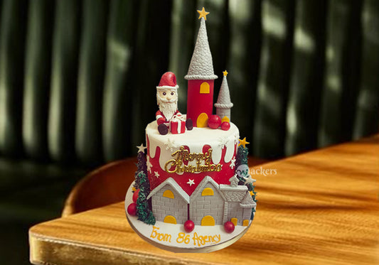 Christmas House Cake