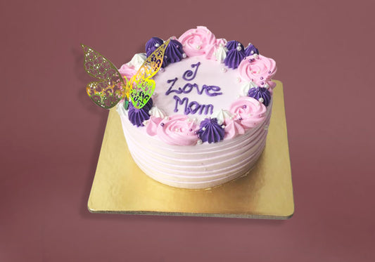 Purple Petals Cake