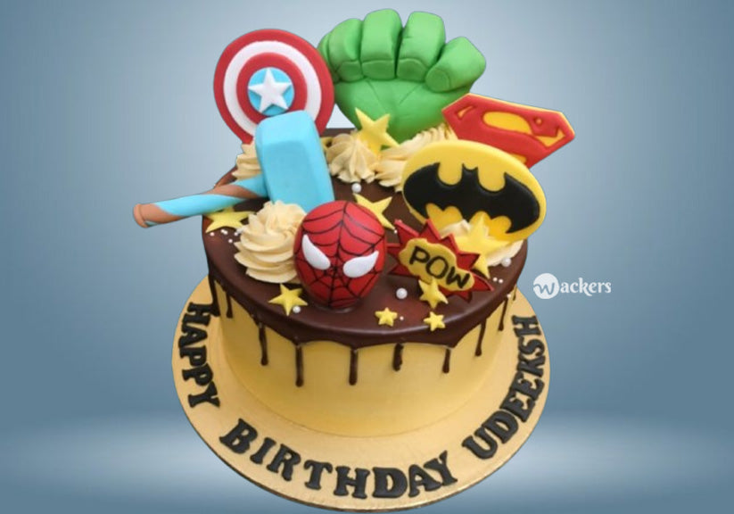 Ultimate Superhero Cake