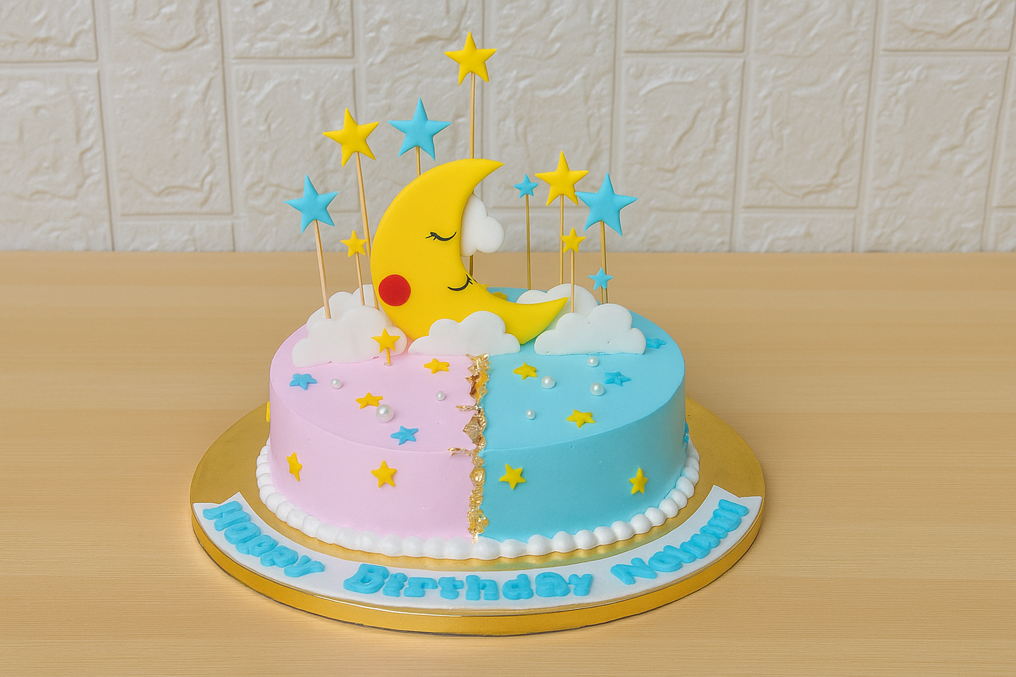 Twinkle Moon & Stars Cake