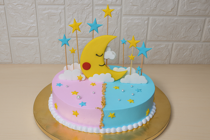Twinkle Moon & Stars Cake