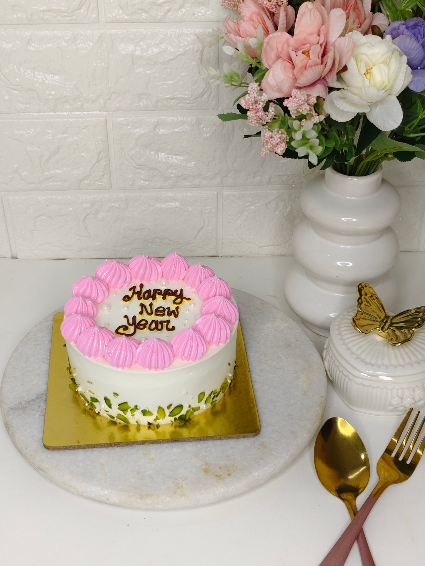 strawberry new year theme