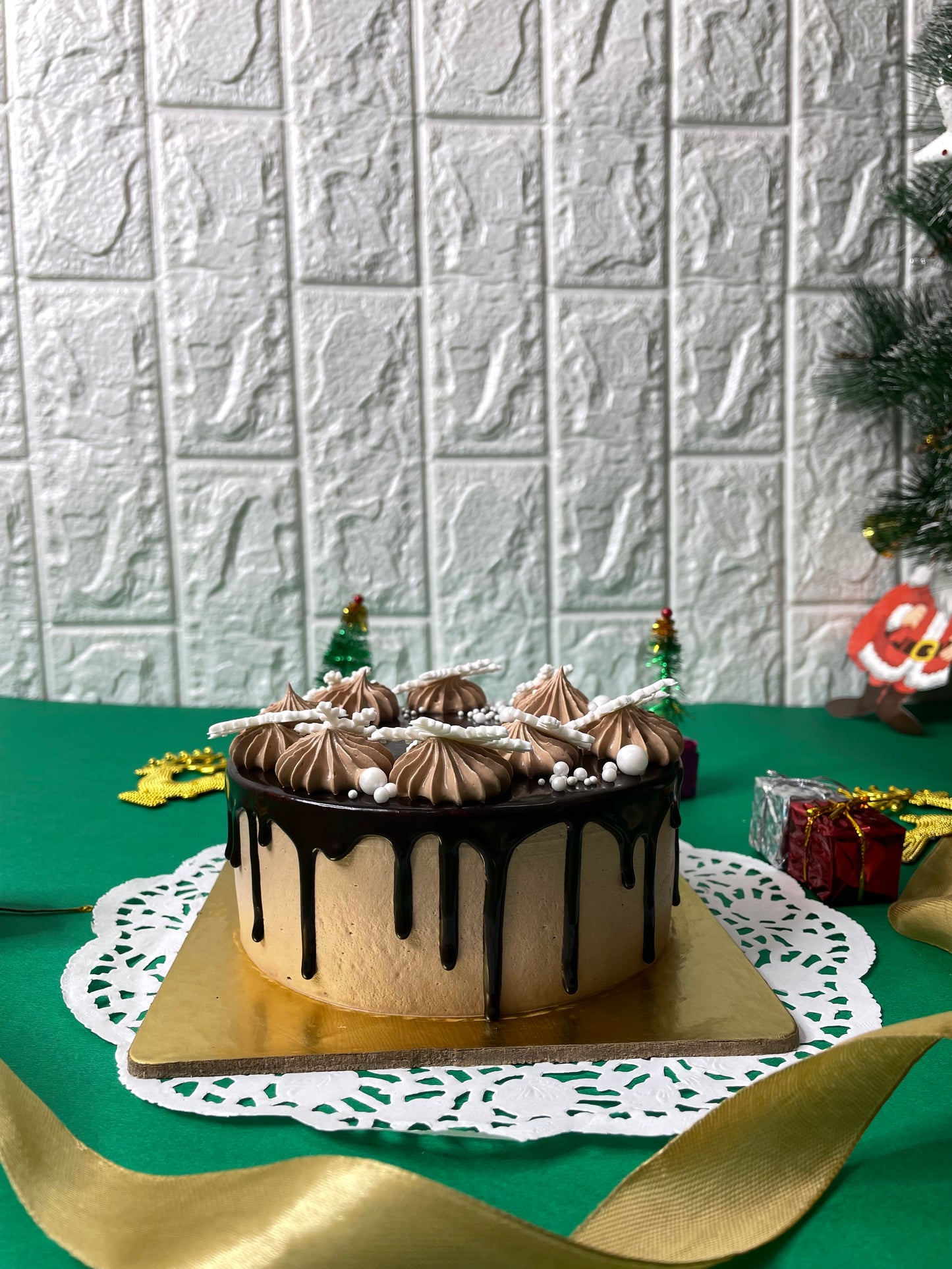 Christmas soft Truffle cake