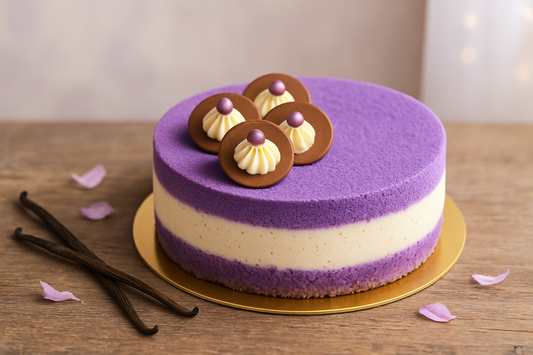 Purple velvet cake