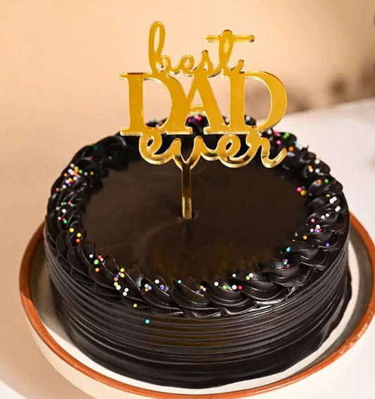 Father's Day Chocolate Truffle Cake