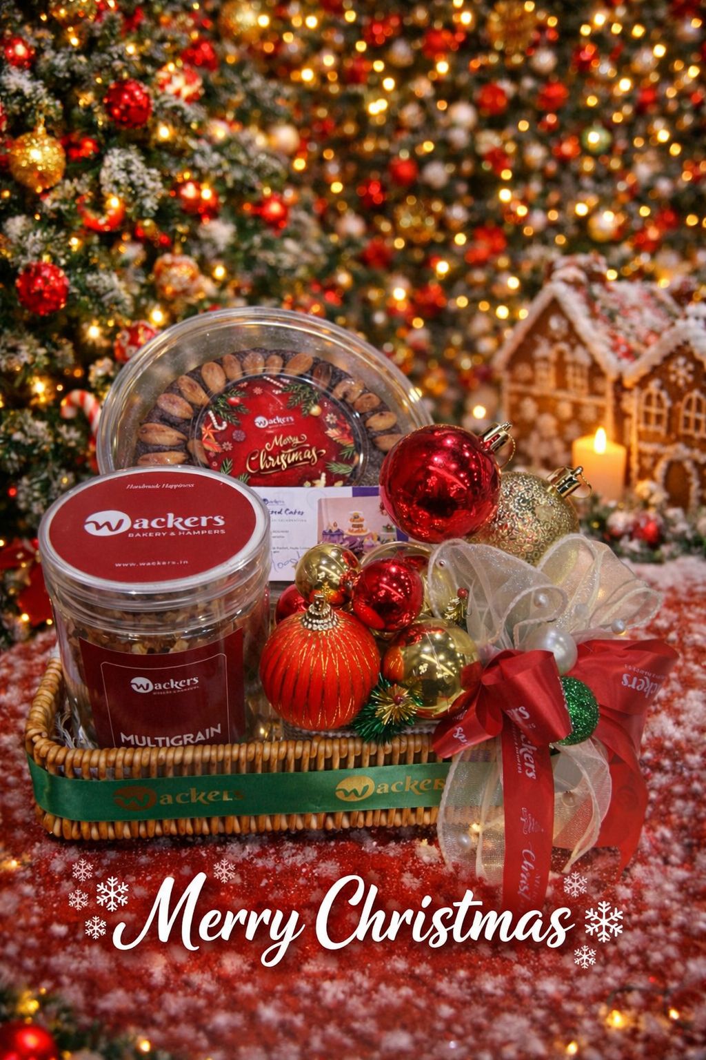 Christmas Plum cake hamper