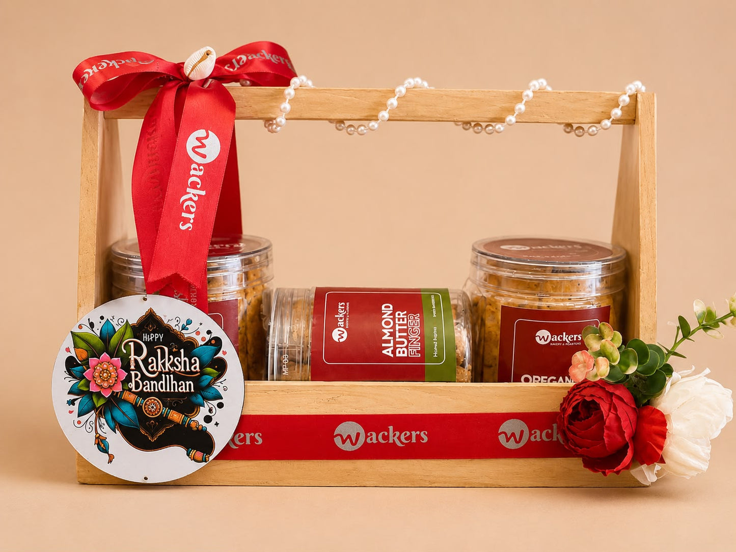 Royal Wooden Raksha Bandhan Gift Crate