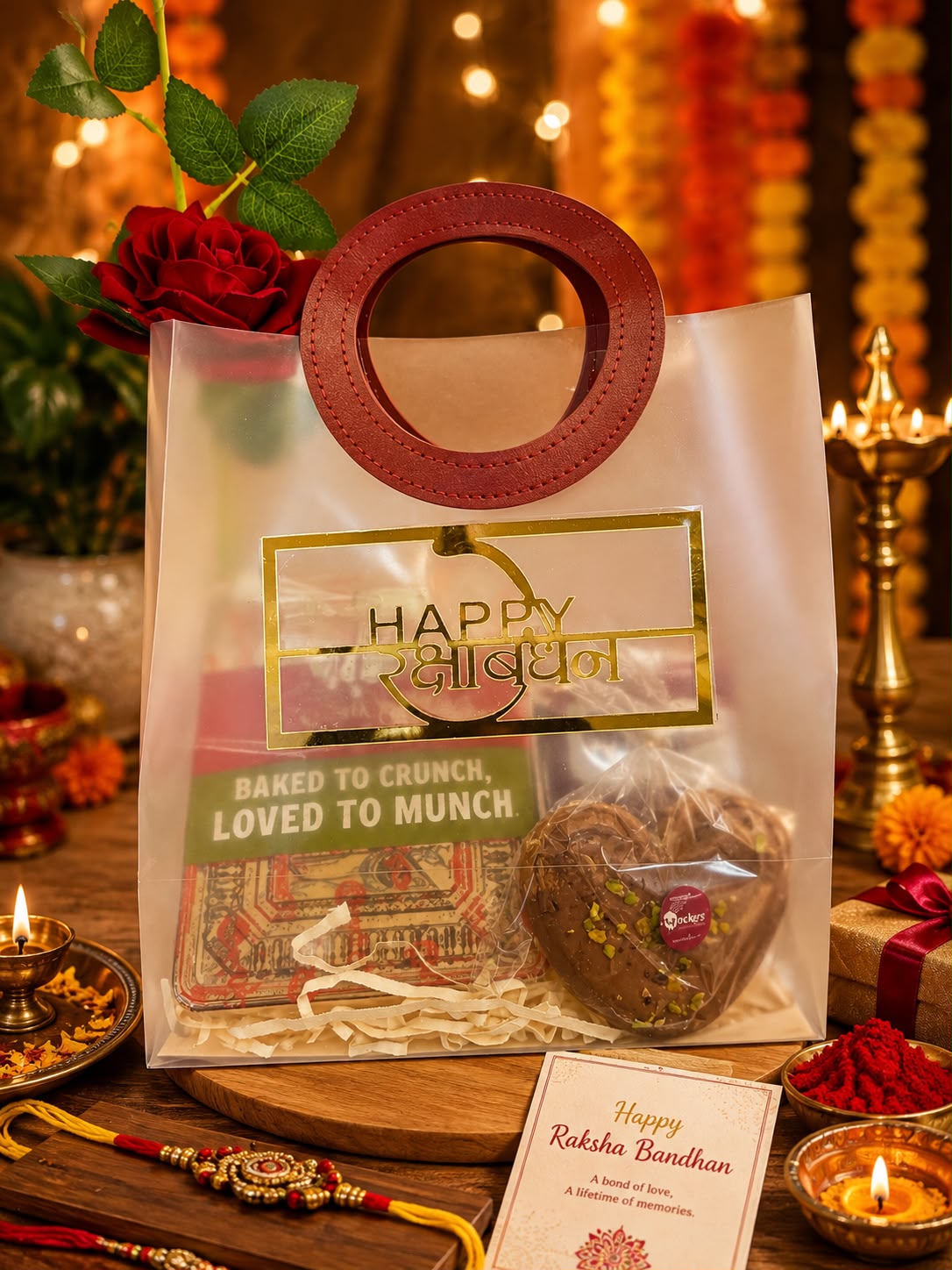 Raksha Bandhan Frosted Gift Bag