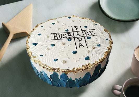 Delicious cake for husband/papa