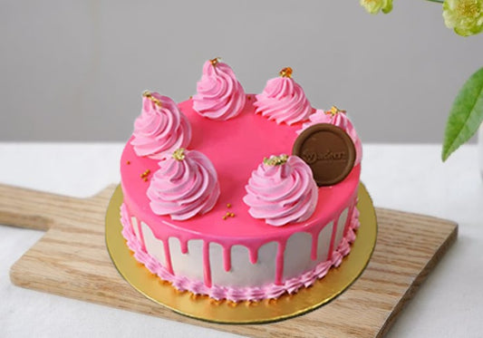 Pink Truffle Cake