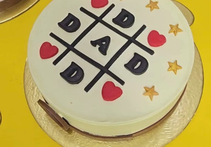 Dad White Forest Cake