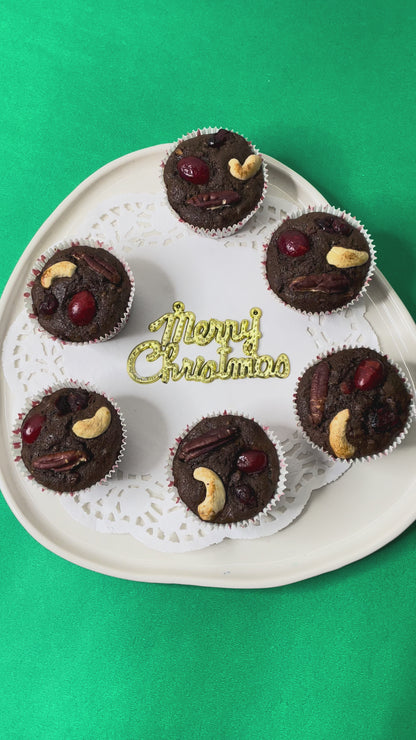 Christmas 4pcs muffin